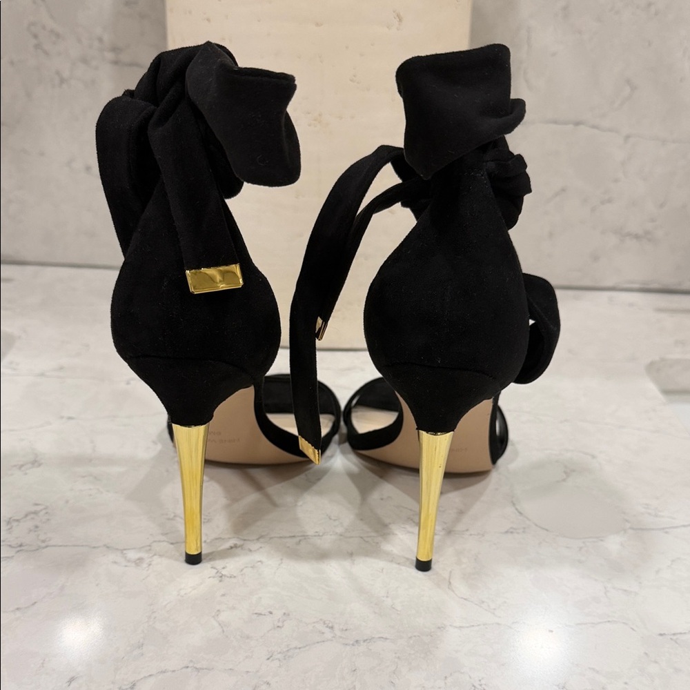 Nine West Donatela Open Toe Stiletto Heel Dress Sandals size 9 - Picture 6 of 8